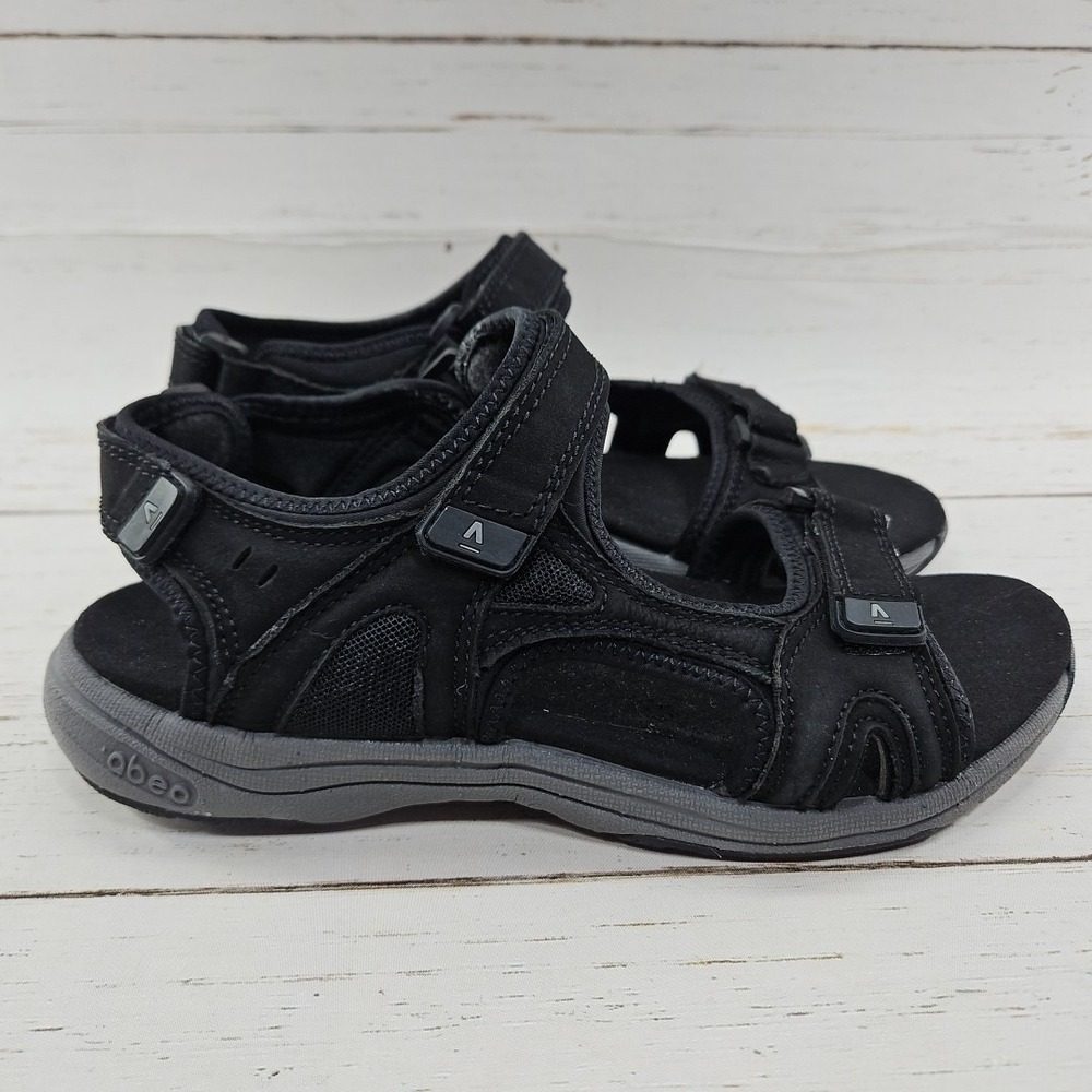 Abeo Genna Sandals Womens 8.5 BioSystem Black Outdoors Hiking Strappy 53598 - Picture 5 of 10